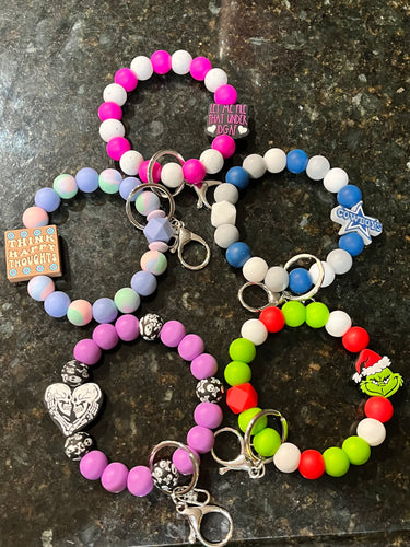 Silicone Key Bracelets