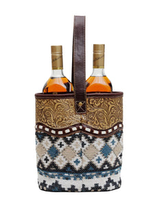 Jacquard Double Wine Bag- Myra