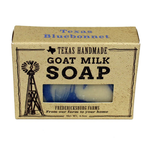 Fredericksburg Farms Blue Bonnet Goats Milk Soap Bar