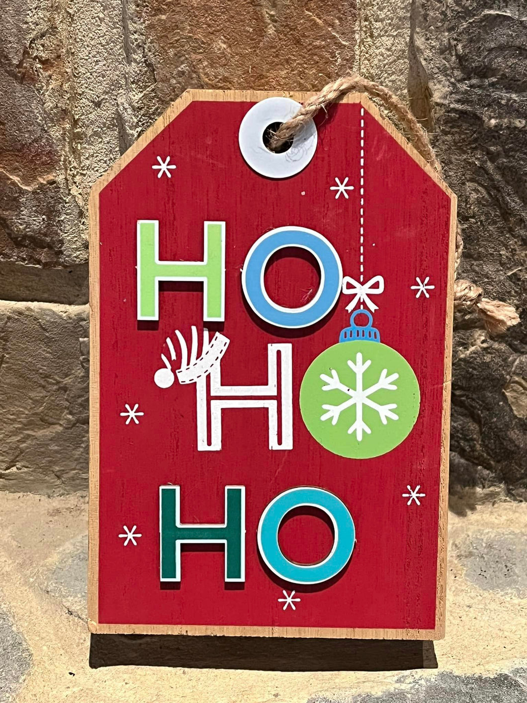 Wooden Christmas Tag Signs