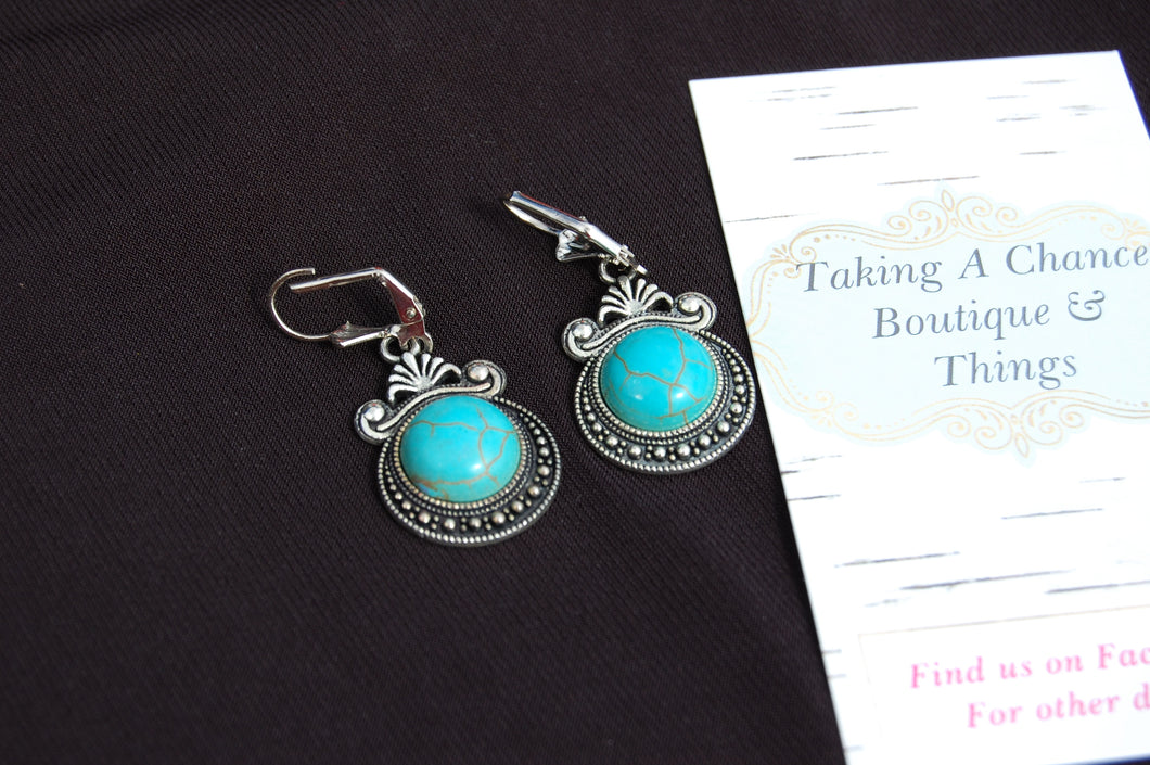 Turquoise Dangle Earrings