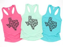 Leopard Texas Tank - Tahiti Blue ONLY