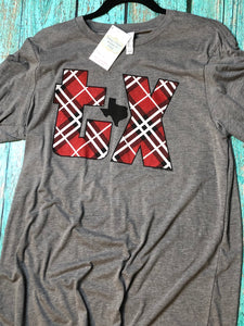 Plaid TX Tee