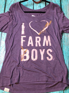 “I Love Farm Boys” Tee