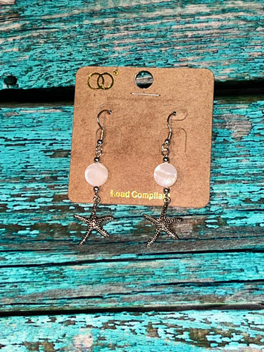 Dangle Starfish Earings
