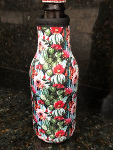 Cactus or Feather Bottle Koozies