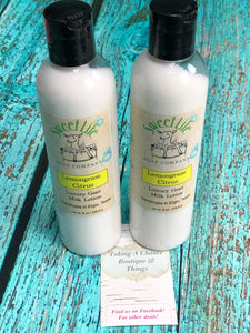 Luxury Goat Milk Lotion - Lemongrass Citrus