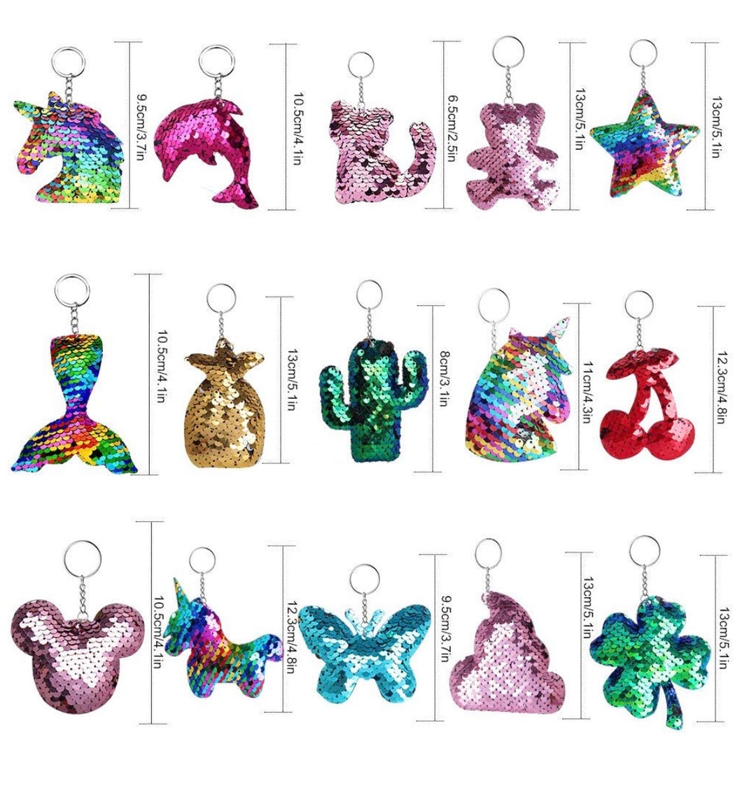 Sequin Keychains