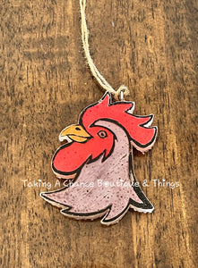 Chicken (Brown) Freshie - Scent Strawberry Wine