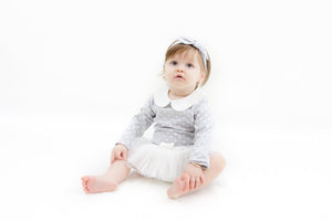 Lil Girl Dress Hearts With Bottom Tulle