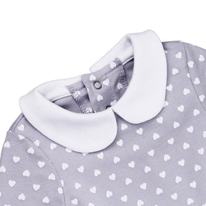Lil Girl Dress Hearts With Bottom Tulle